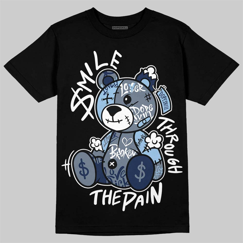 9060 Grey Day DopeSkill T-Shirt Smile Through The Pain Graphic