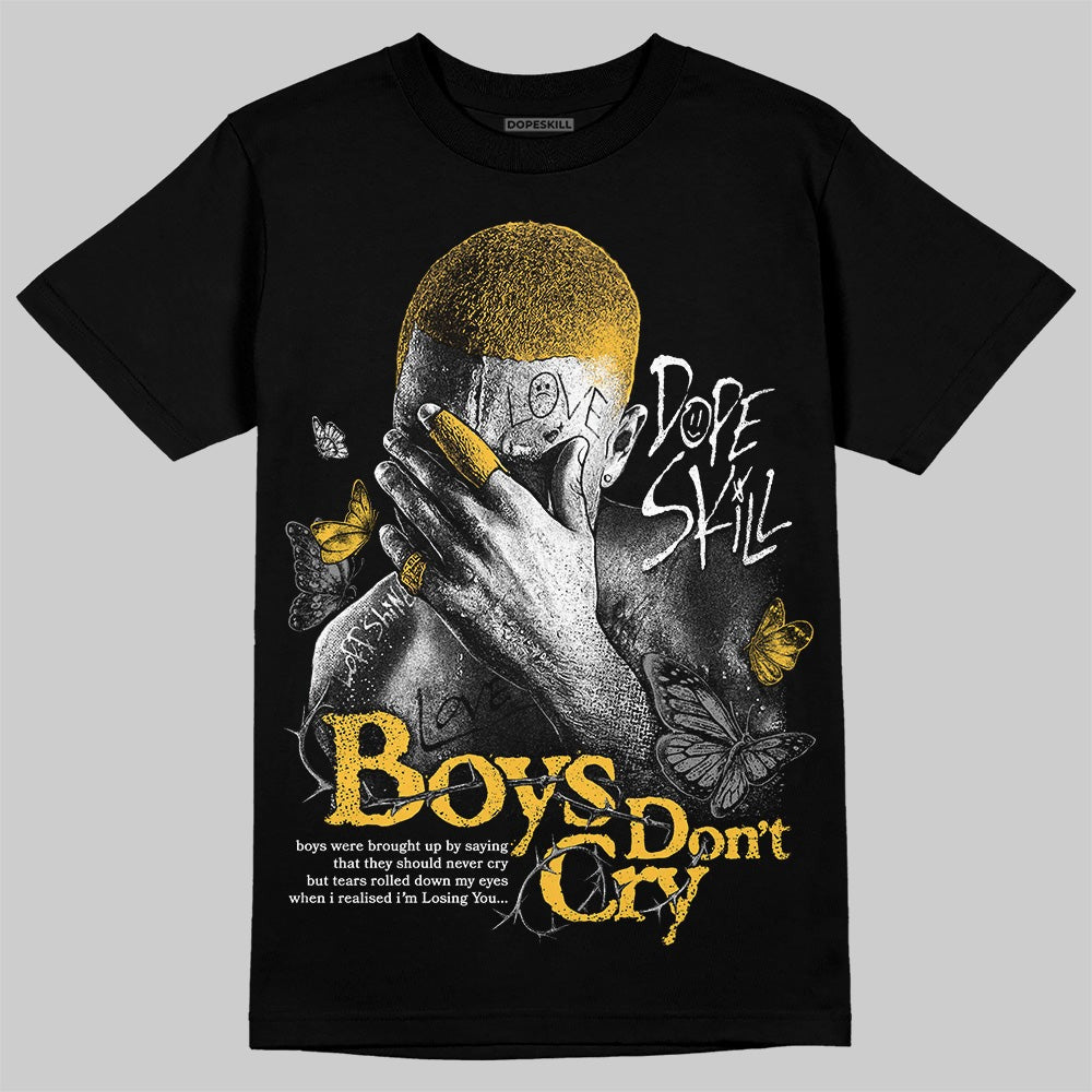 9060 Varsity Gold DopeSkill T-Shirt Boys Don't Cry Graphic
