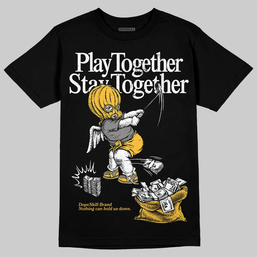 9060 Varsity Gold DopeSkill T-Shirt Play together, Stay together Graphic