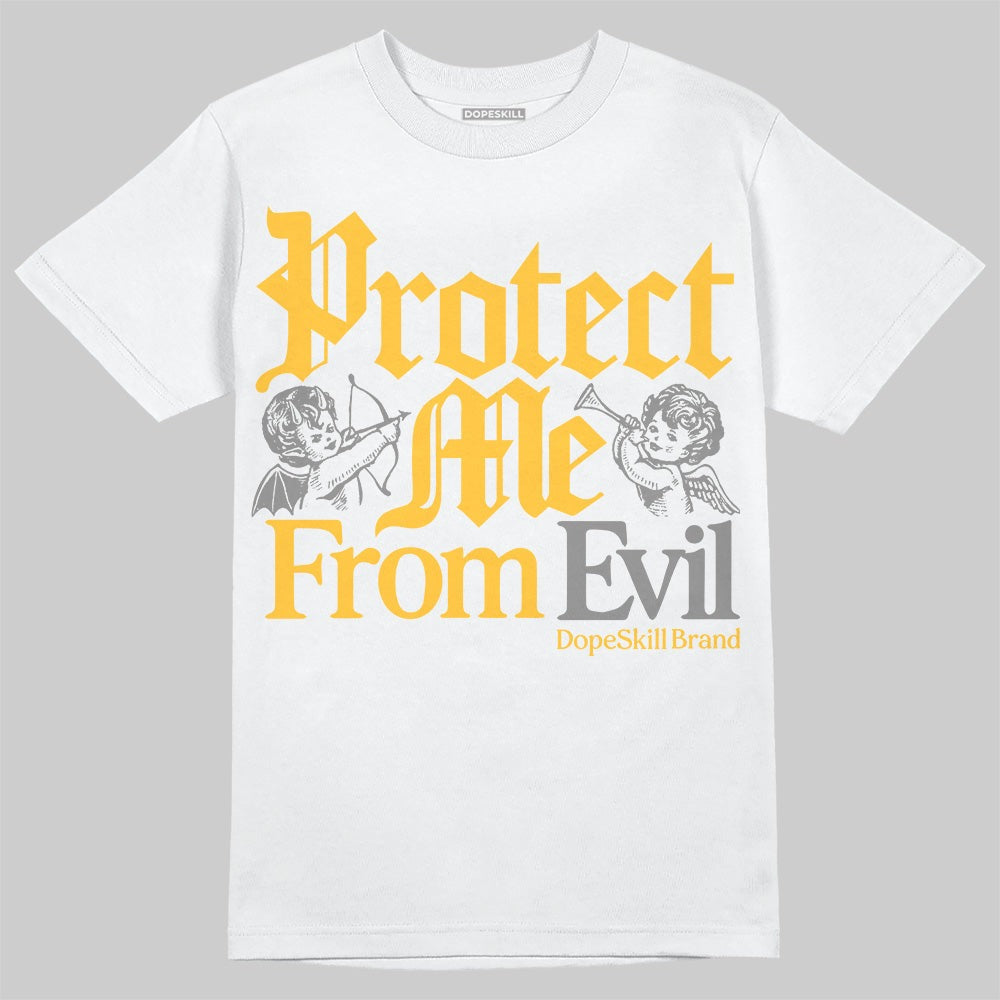 9060 Varsity Gold DopeSkill T-Shirt Protect Me From Evil Graphic
