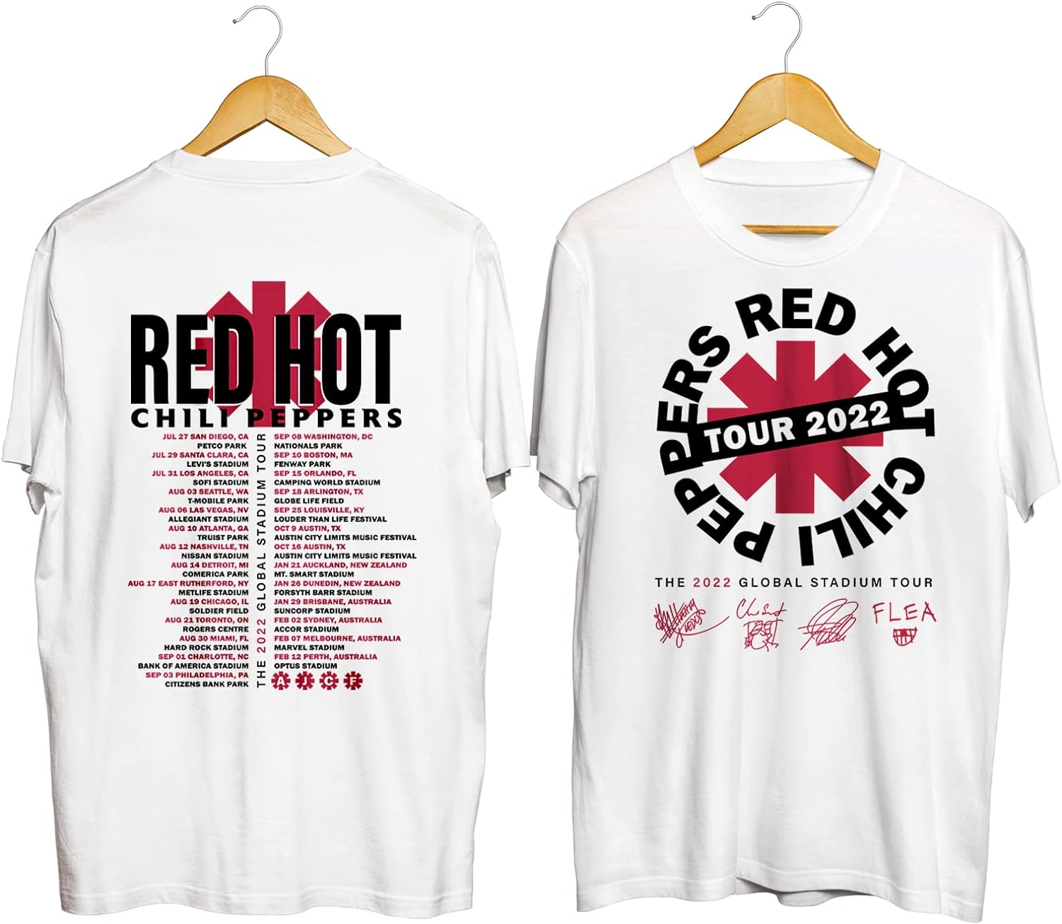 Reds Hots World Tour 2022 Chilis Peppers T-Shirt, Rock Band Music Concert Shirt