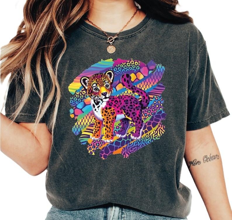 90s Inspired Tiger T-Shirt, Vintage Style Tiger T-Shirt, Gifts For Friend, Graphic Tees, Festival Fashion