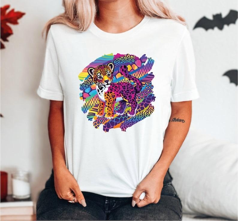 90s Inspired Tiger T-Shirt, Vintage Style Tiger T-Shirt, Gifts For Friend, Graphic Tees, Festival Fashion