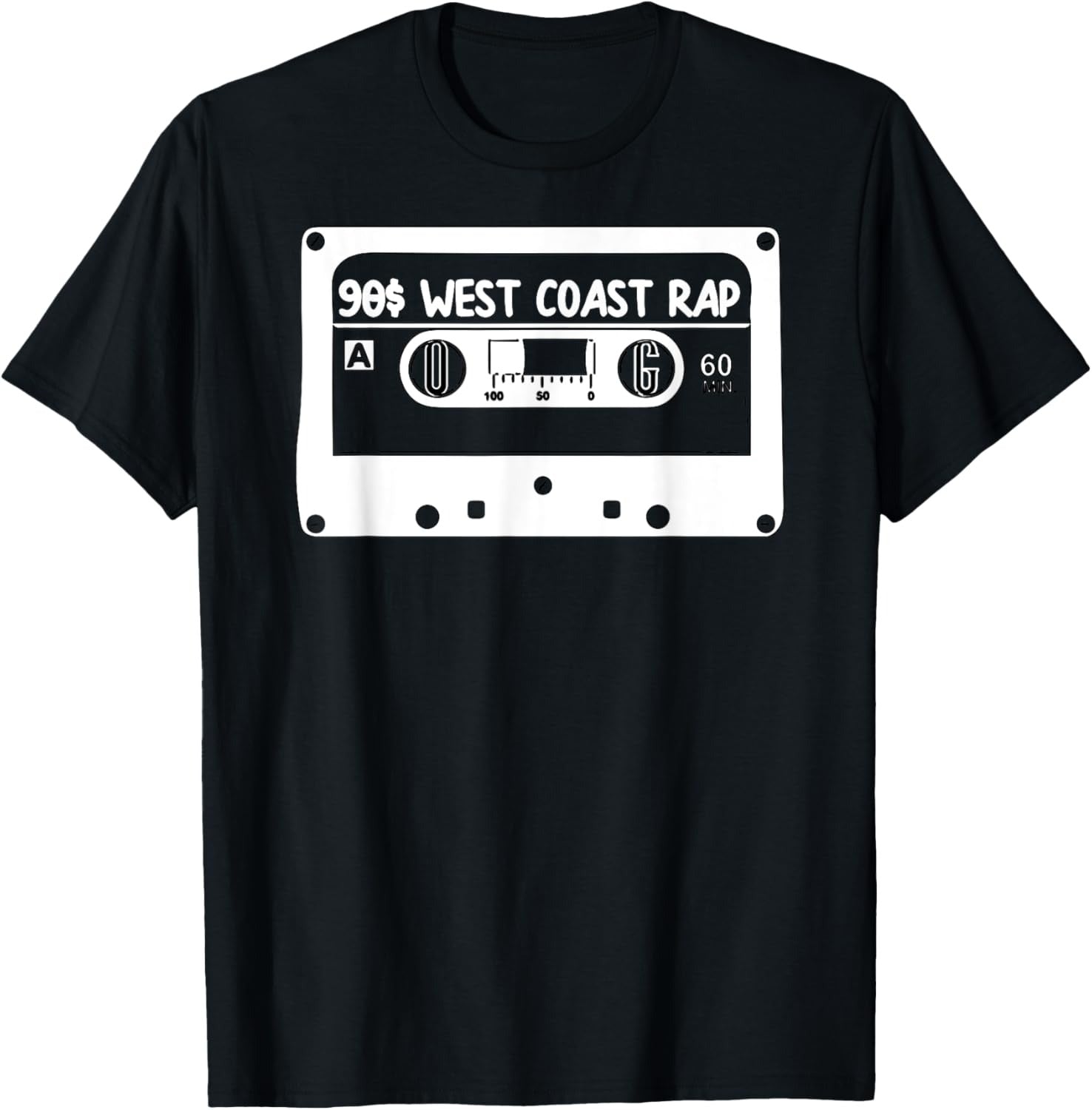 90s Music West Coast Hip Hop Cassette T Shirt