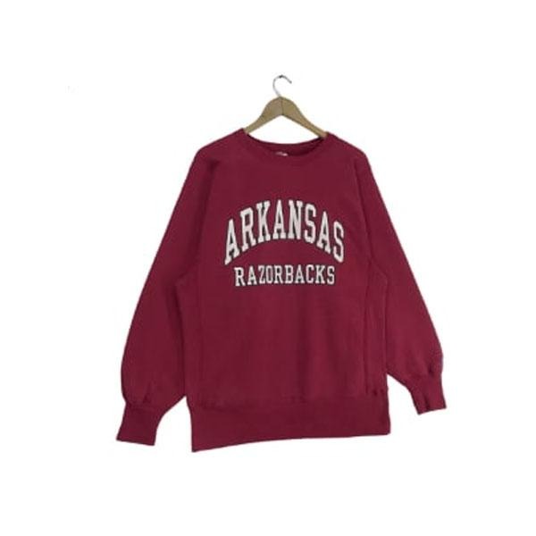 90s University Of Arkansas Sweatshirt Big Logo Arkansas Razorbacks Champion Reverse Weave Unisex T-shirts, Hoodie, Sweatshirt, Mug Cotton Fabric