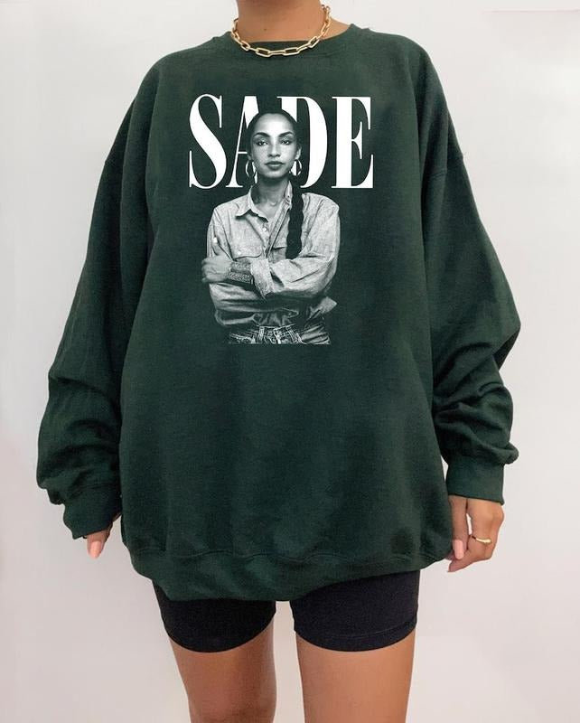 90s Vintage Sade Shirt, Sade Adu Unisex Tshirt, SADE Tour Crewneck Tshirt, Sade Pop Music Fan shirt, Gift for men women unisex tshirt, Music T-Shirt, Sade Shirt, Popular Sweatshirt, Cute Sweatshirt, Black Owned style 001