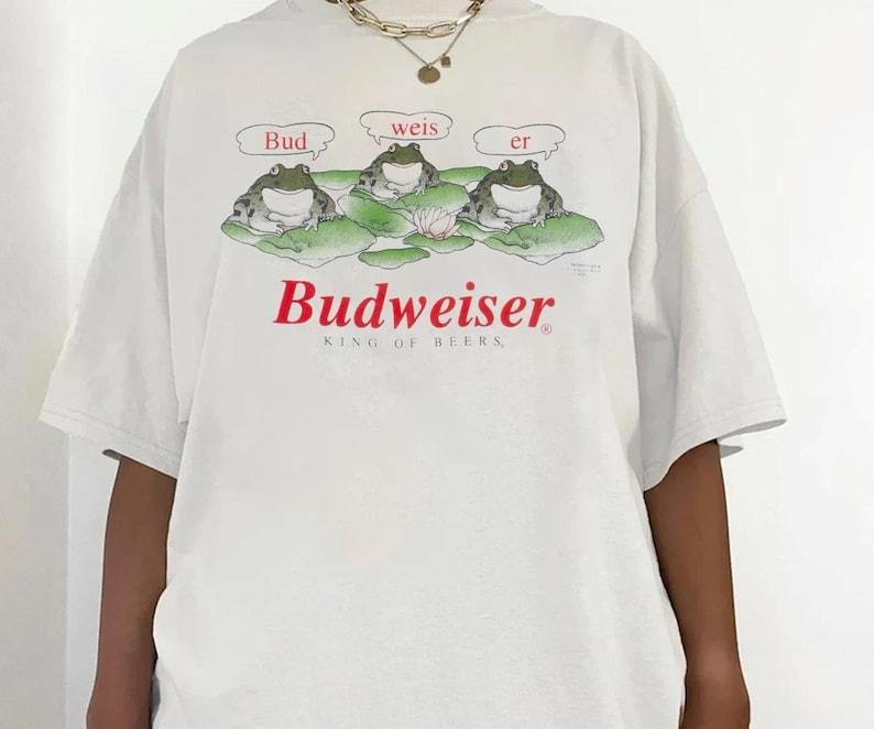 95' Beer Frogs T-Shirt, Bud Weis Er Frog T-Shirt, King Of Beer Shirt, Beer Lover Shirt, 90s  T-shirt, sweater and Hoodie