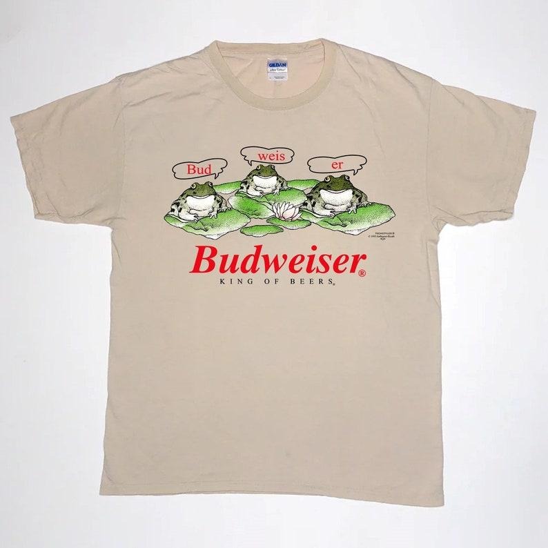95' Beer Frogs T-Shirt, Bud Weis Er Frog T-Shirt, King Of Beer Shirt, Beer Lover Shirt, 90s  T-shirt, sweater and Hoodie