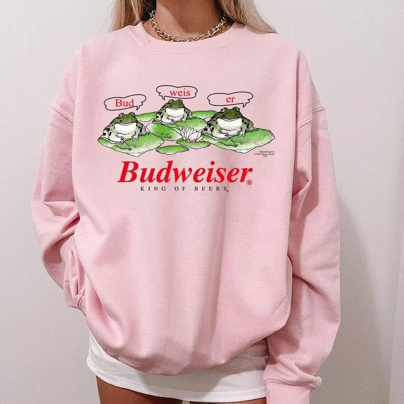 95' Beer Frogs T-Shirt, Bud Weis Er Frog T-Shirt, King Of Beer Shirt, Beer Lover Shirt, 90s  T-shirt, sweater and Hoodie