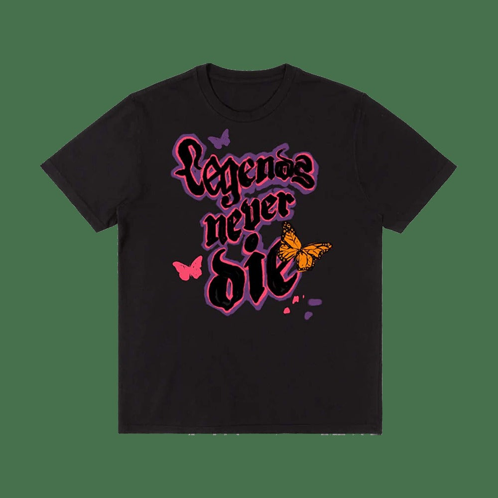 999 Club Merch Legends Never Die Black T-Shirt Gifts For Sister
