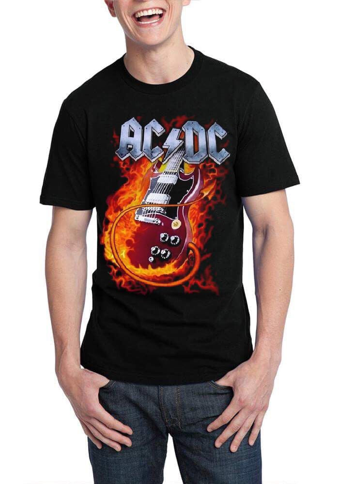 AC DC Black T-Shirt Style001