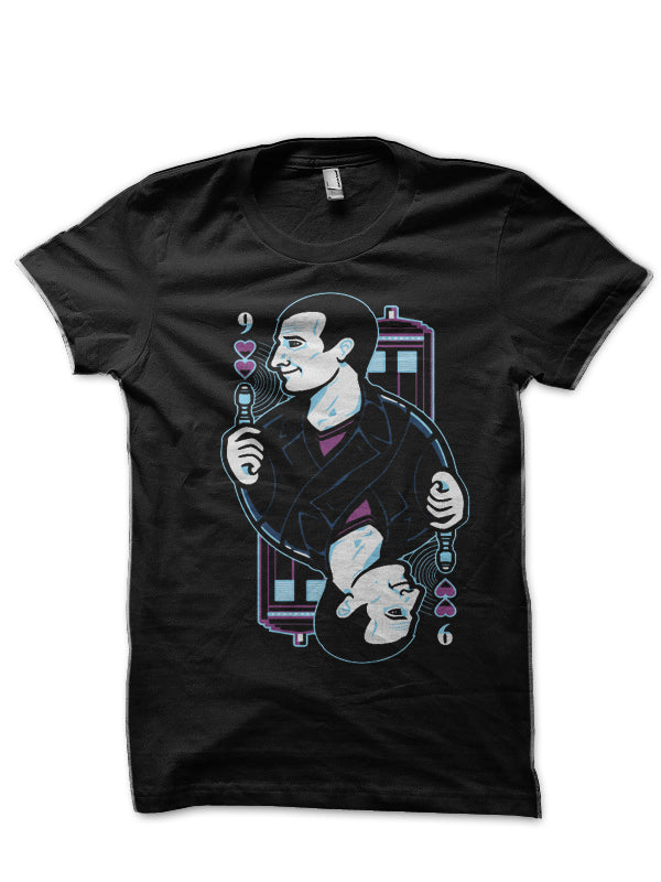 9th Of Hearts Black T-Shirt