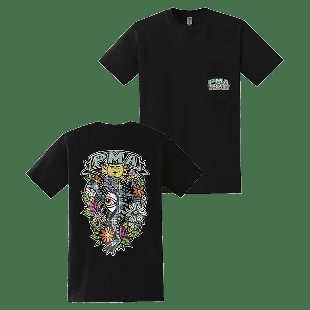 A Good Cult Black P M A Frog Pocket T-Shirt Unique Father's Day Gifts