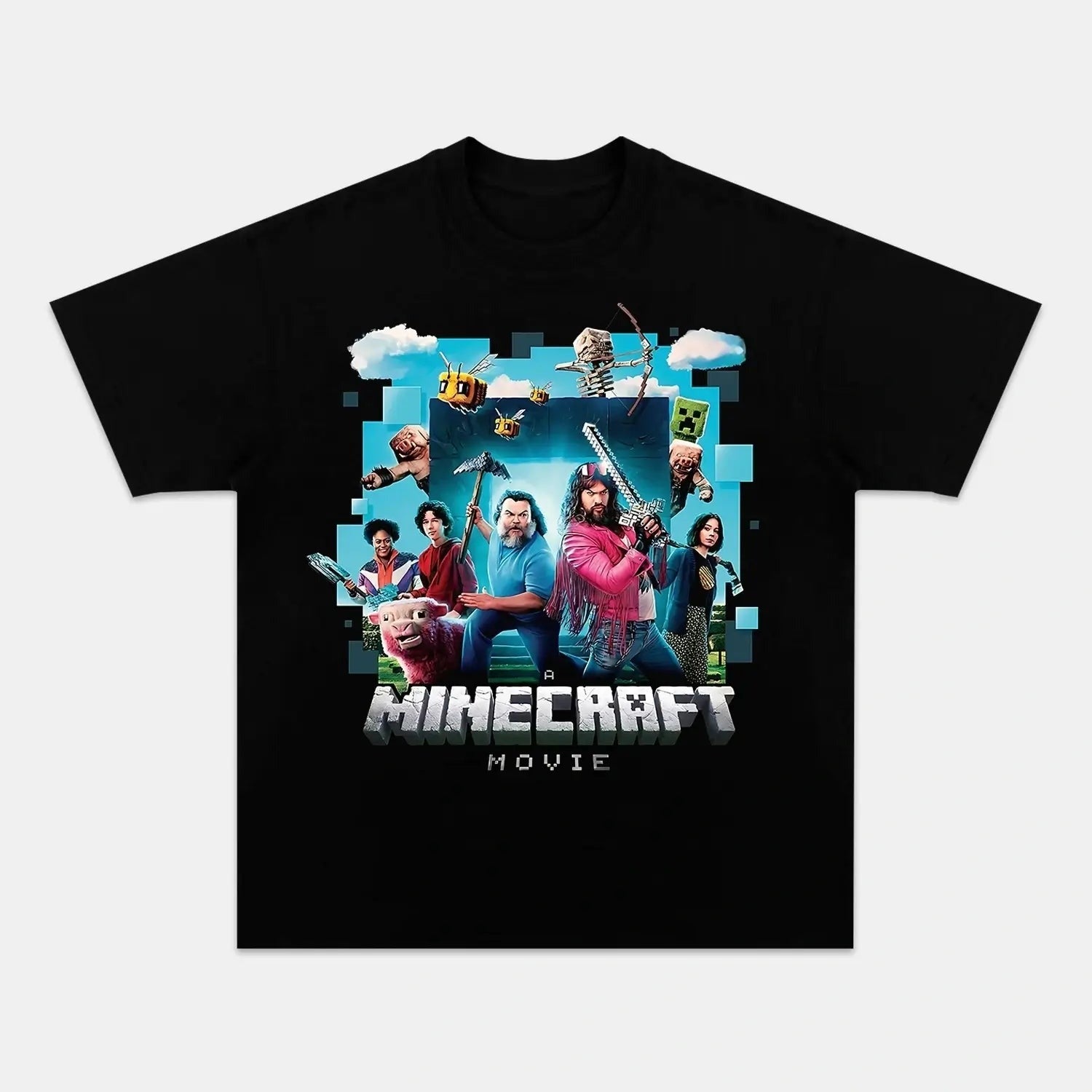 A MINECRAFT MOVIE V5 TEE Style001