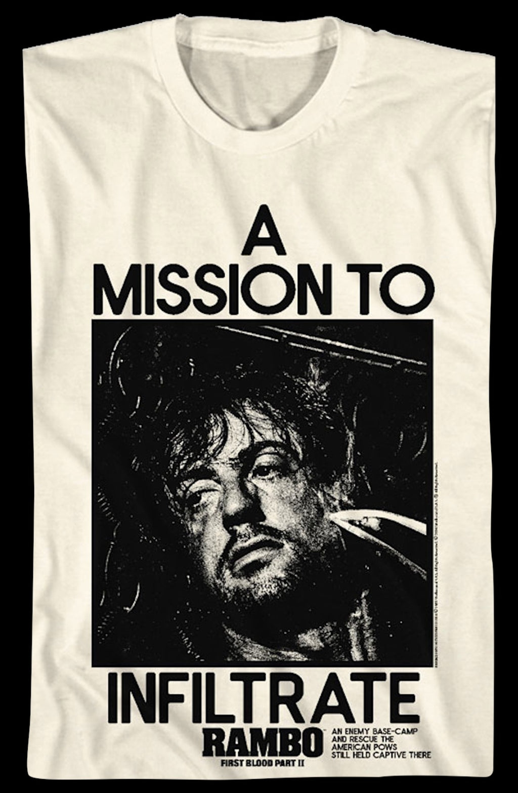 A Mission To Infiltrate Rambo T-Shirt