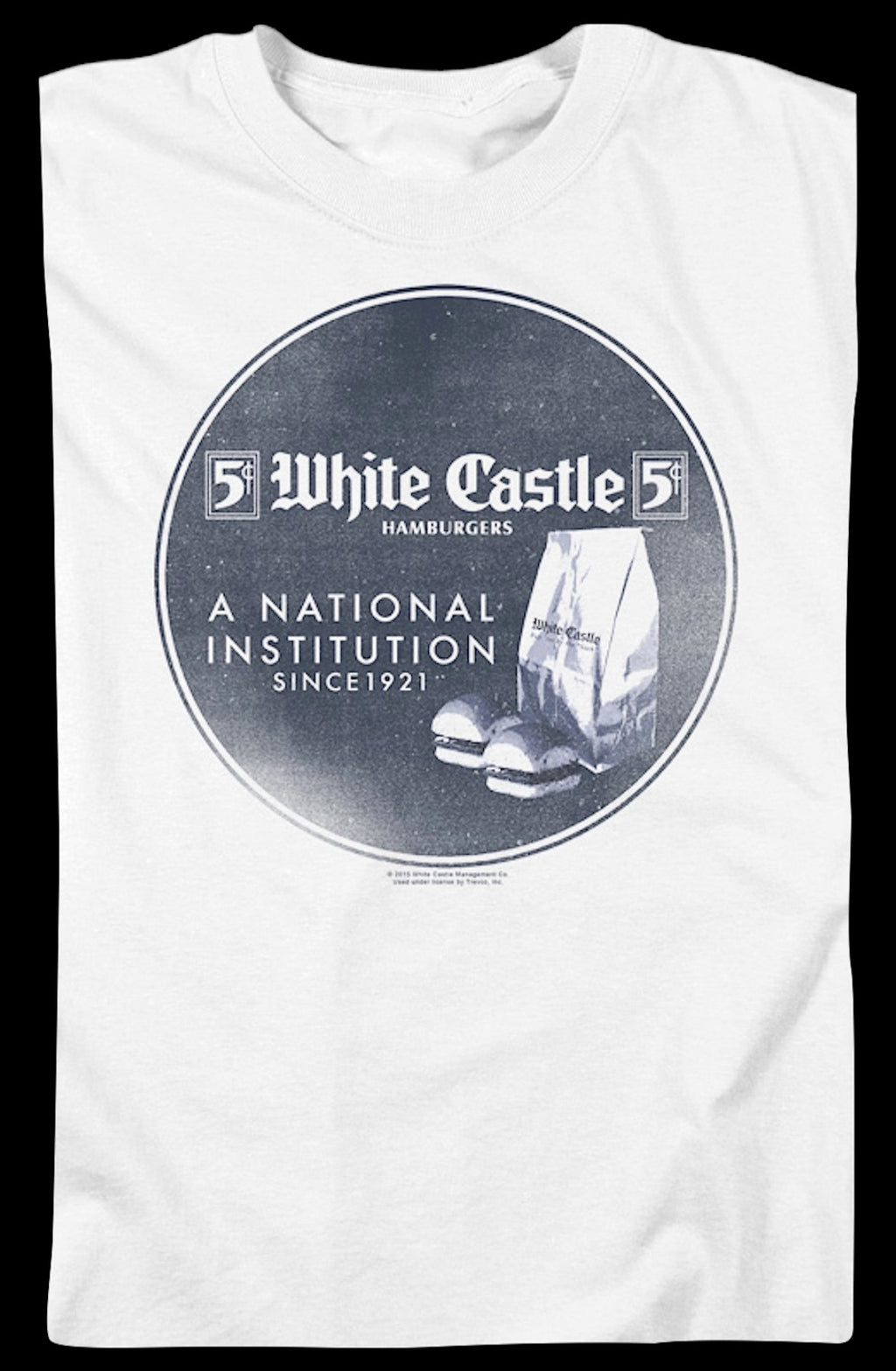 A National Institution Since 1921 White Castle T-Shirt