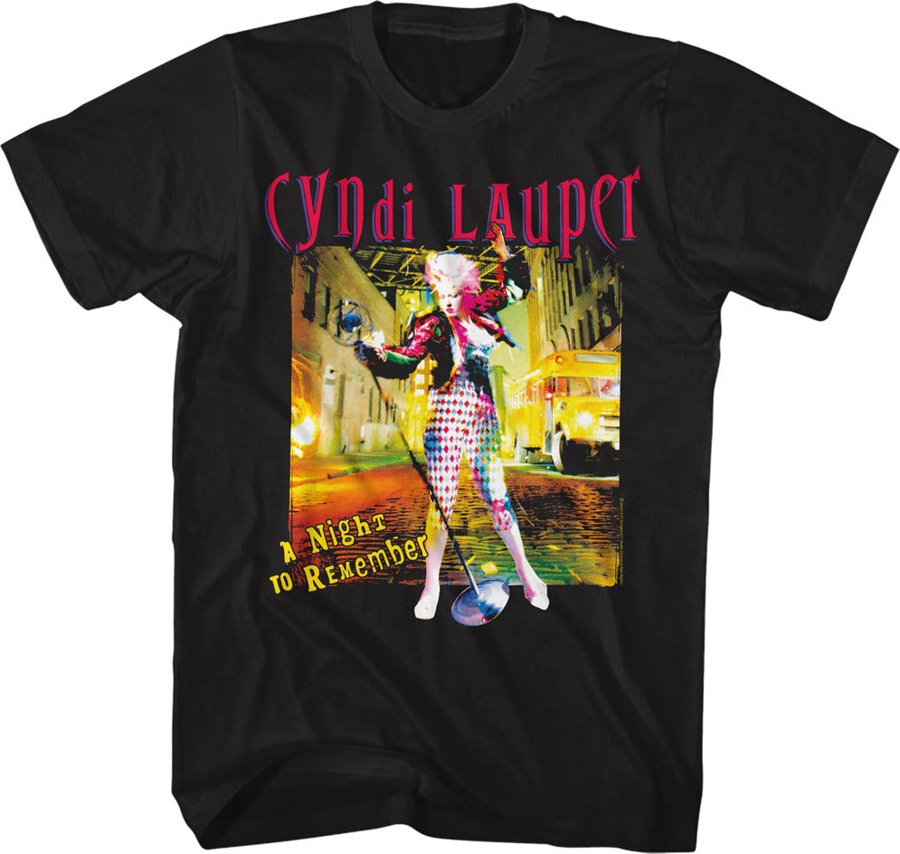 A Night To Remember Cyndi Lauper T-Shirt