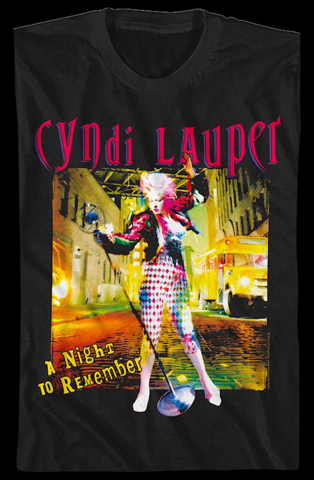 A Night To Remember Cyndi Lauper T-Shirt