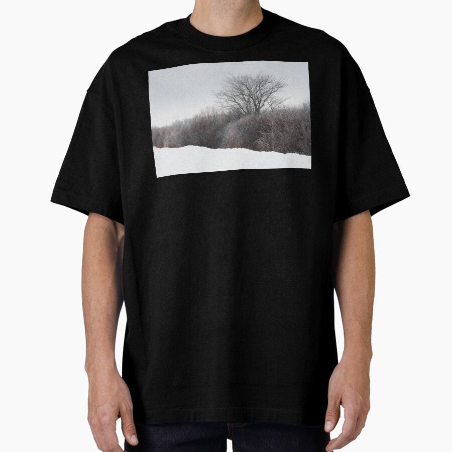 A Tree Among The Brush Oversized T Shirt