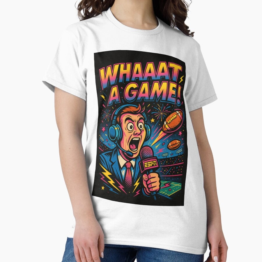 A Tribute to Mike Patrick: ESPN Mayhem Unleashed-WHAAAT A BROADCAST! Classic T-Shirt