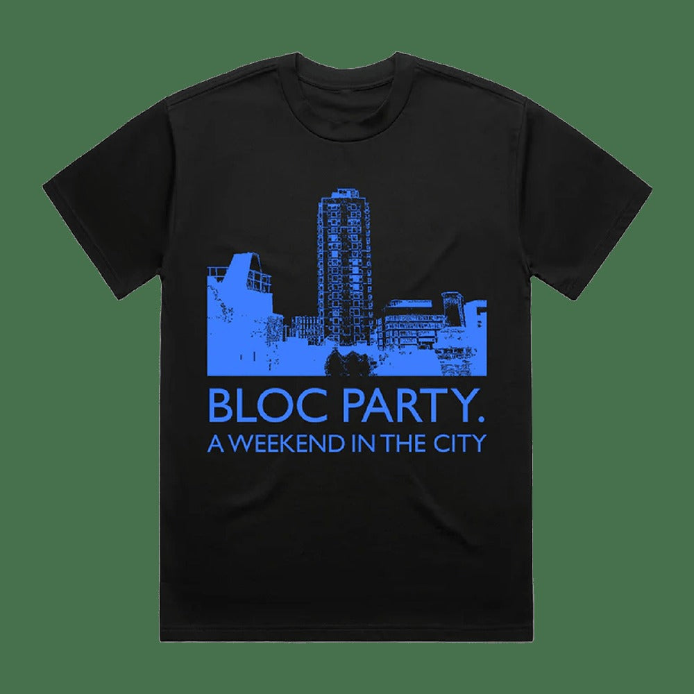 A Weekend In The City Black T-Shirt Bloc Party Merch Unique Father's Day Gifts
