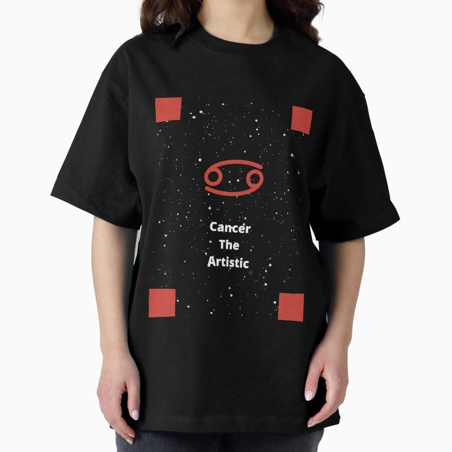 A Zodiac Sign Test - Cancer Oversized T-Shirt
