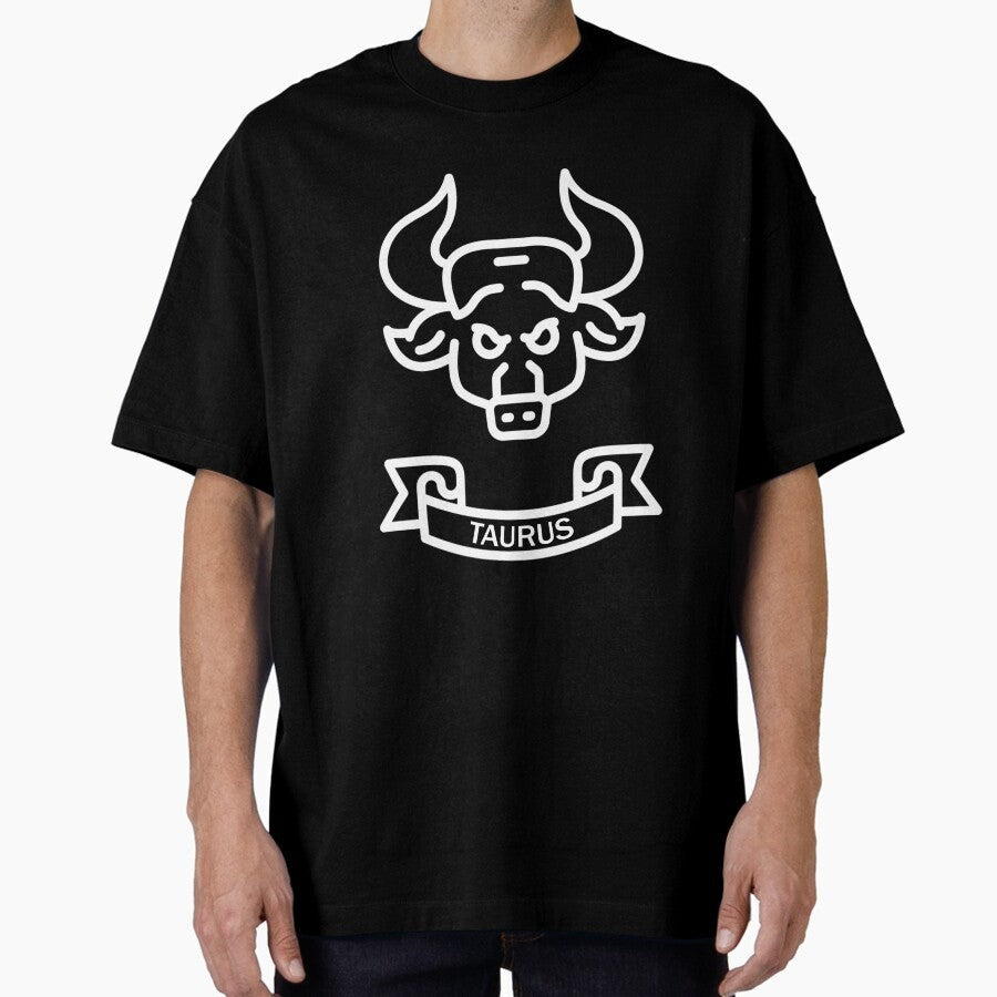 A Zodiac Sign Test Taurus Oversized T-Shirt