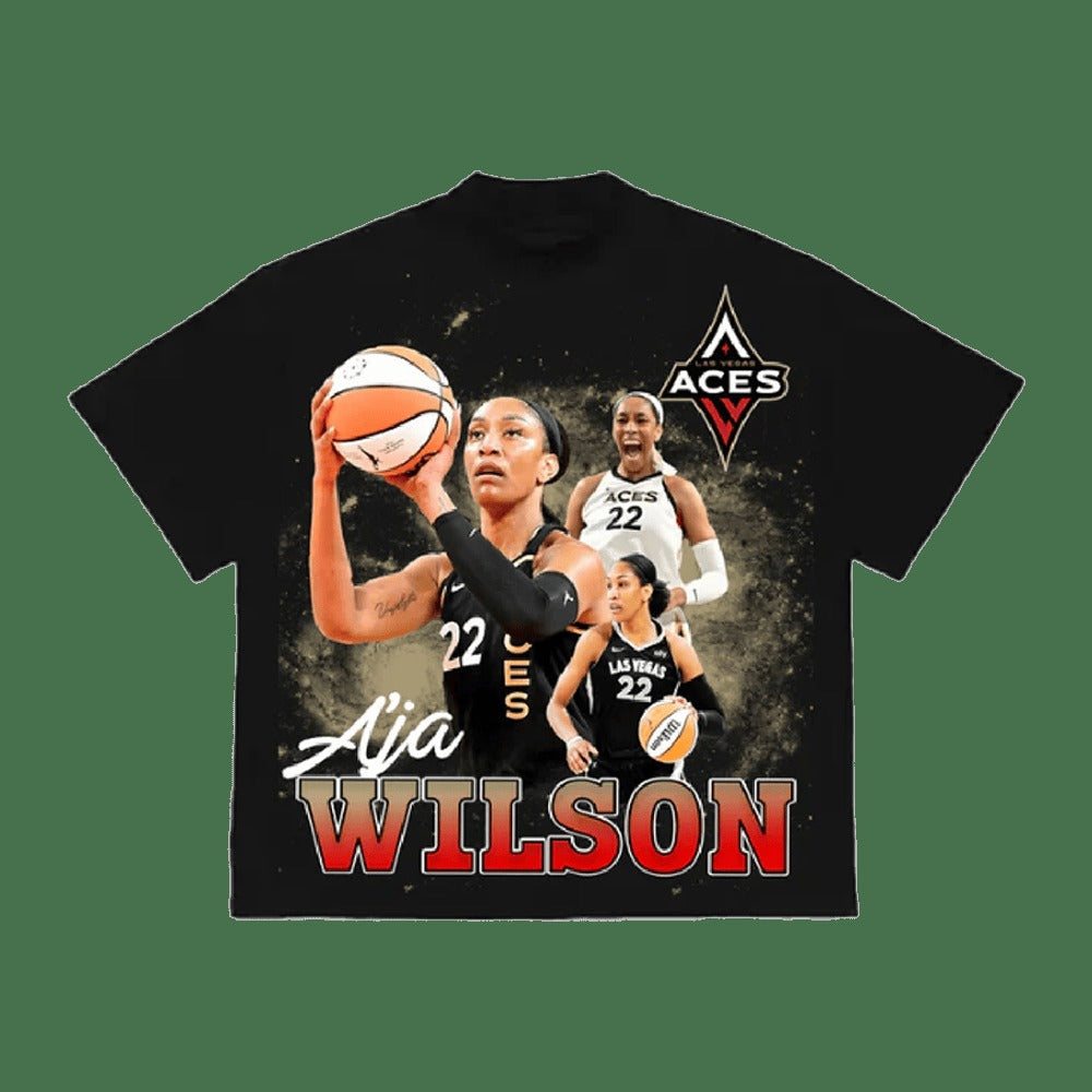 A'ja Wilson Graphic T-Shirt Outwest 19 Merch Best Gifts For Basketball Lovers