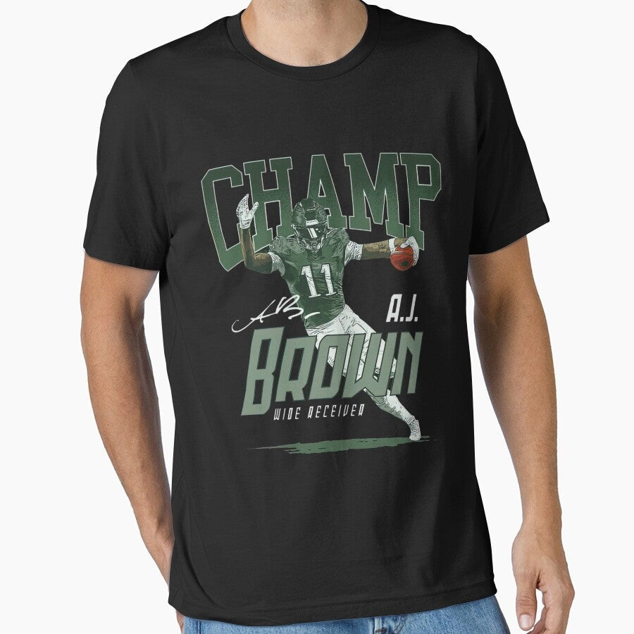 A.J. Brown 2024 Philadelphia Champ Essential T-Shirt