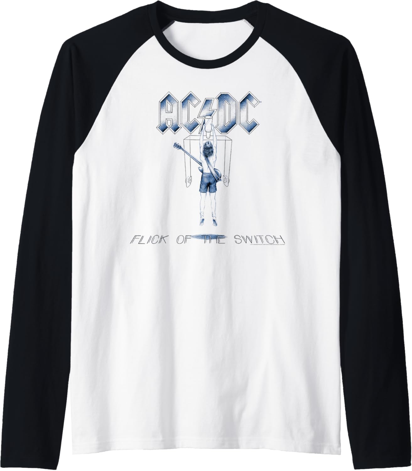 AC\/DC - Flick Raglan Baseball Tee