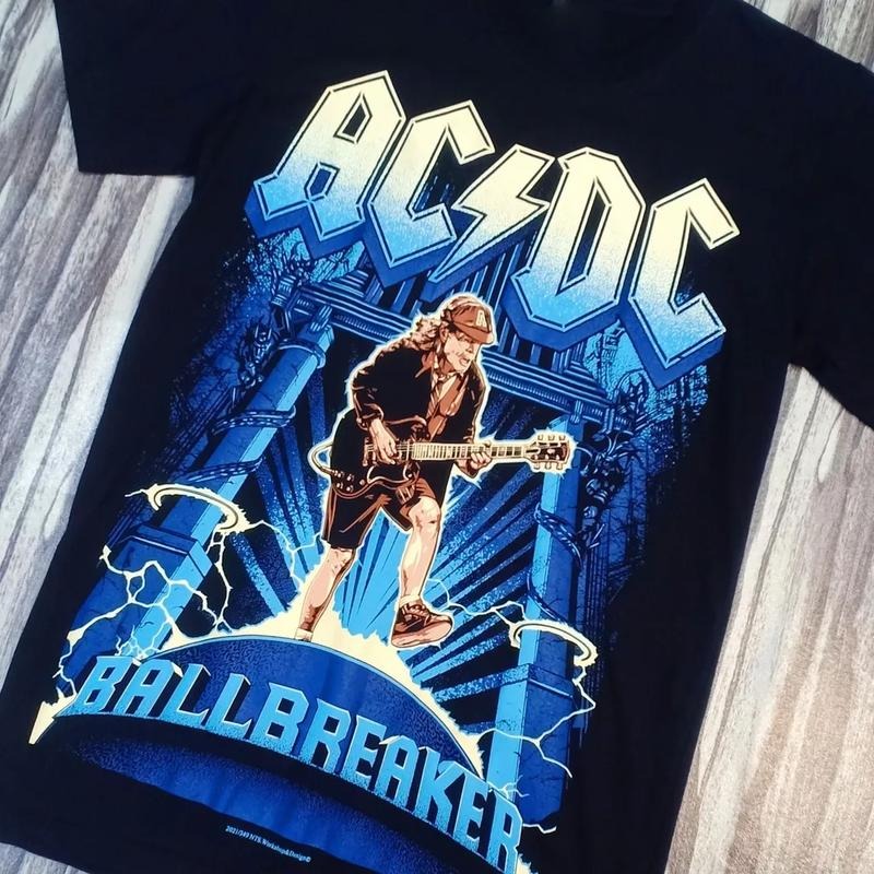 ACDC AUSTRALIAN HARD ROCK BAND SPECIAL ALBUM T-SHIRT, TOCK BAND TEE