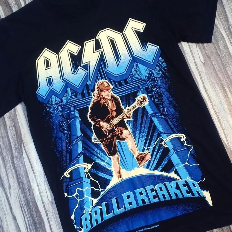 ACDC AUSTRALIAN HARD ROCK BAND SPECIAL ALBUM T-SHIRT, TOCK BAND TEE