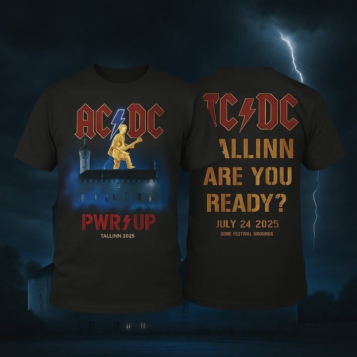 ACDC Are You Ready T-Shirt PWR UP Tour 2025 ACDC Merch Fathers Day Gifts Special
