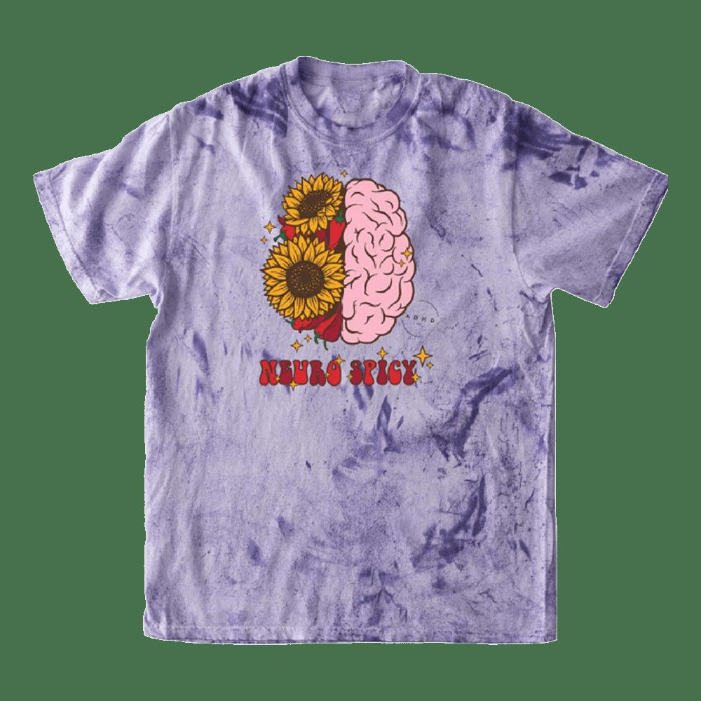 ADHD ABI Neuro Spicy Merch Tie Dye Shirt Gifts For Sister