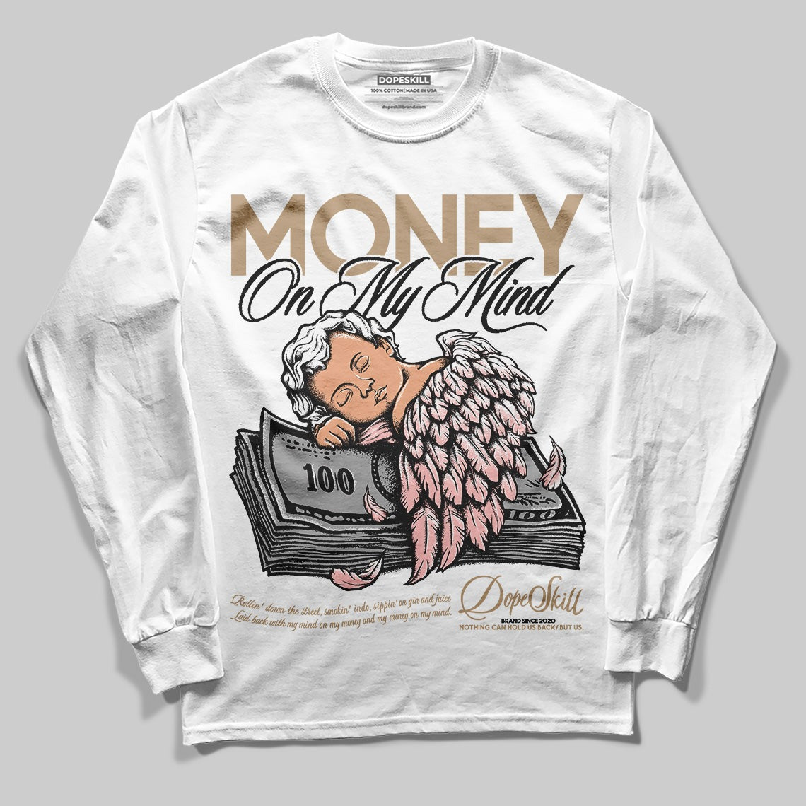 AIR FORCE 1 LINEN DopeSkill Long Sleeve T-Shirt MOMM Graphic