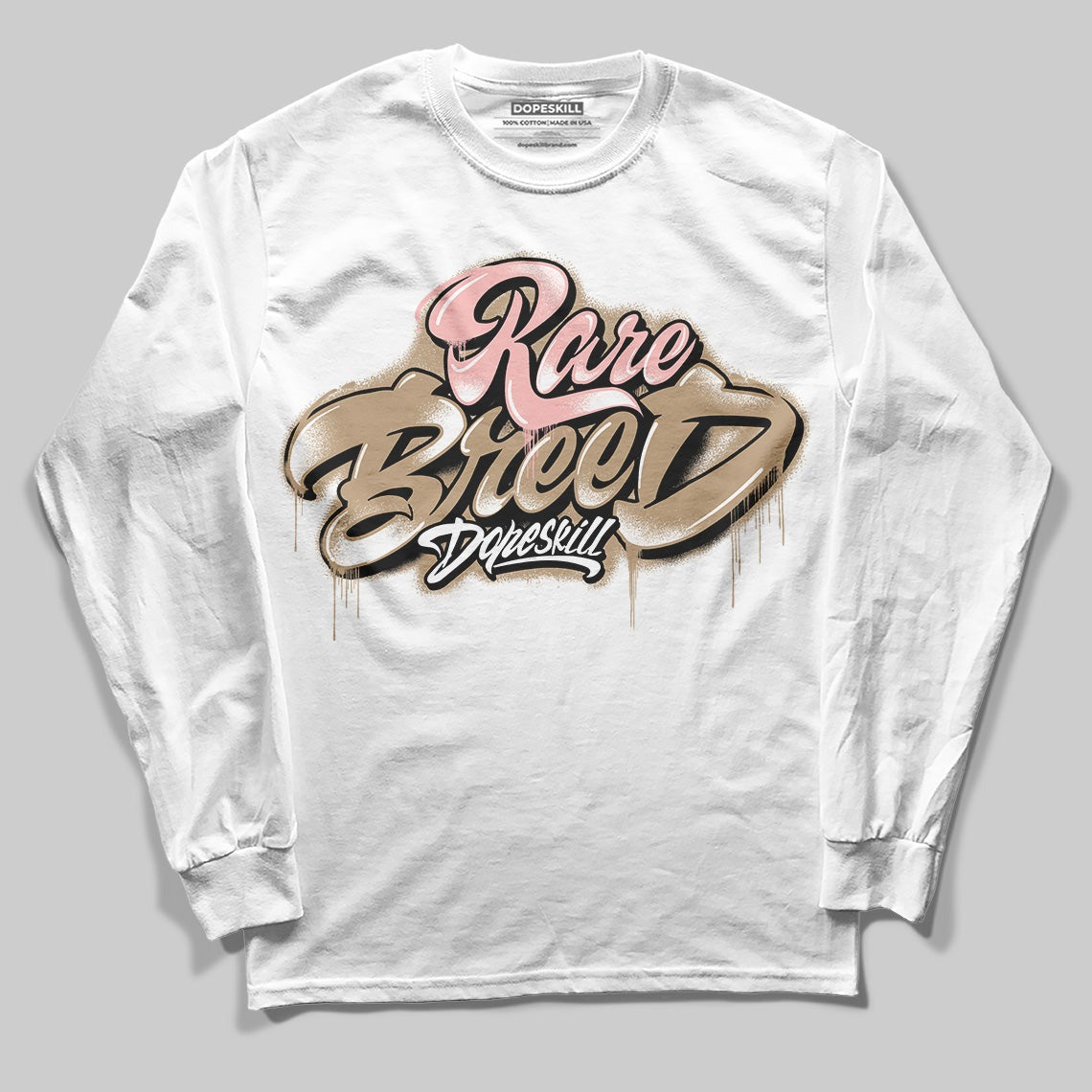 AIR FORCE 1 LINEN DopeSkill Long Sleeve T-Shirt Rare Breed Type Graphic