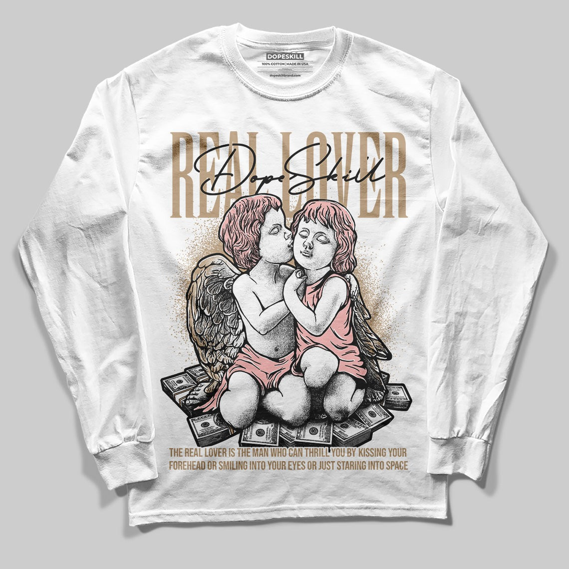AIR FORCE 1 LINEN DopeSkill Long Sleeve T-Shirt Real Lover Graphic