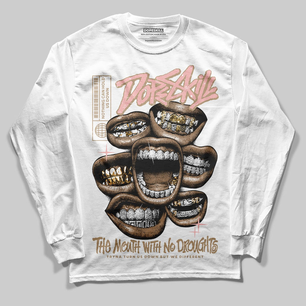AIR FORCE 1 LINEN DopeSkill Long Sleeve T-Shirt The Mouth With No Droughts Graphic