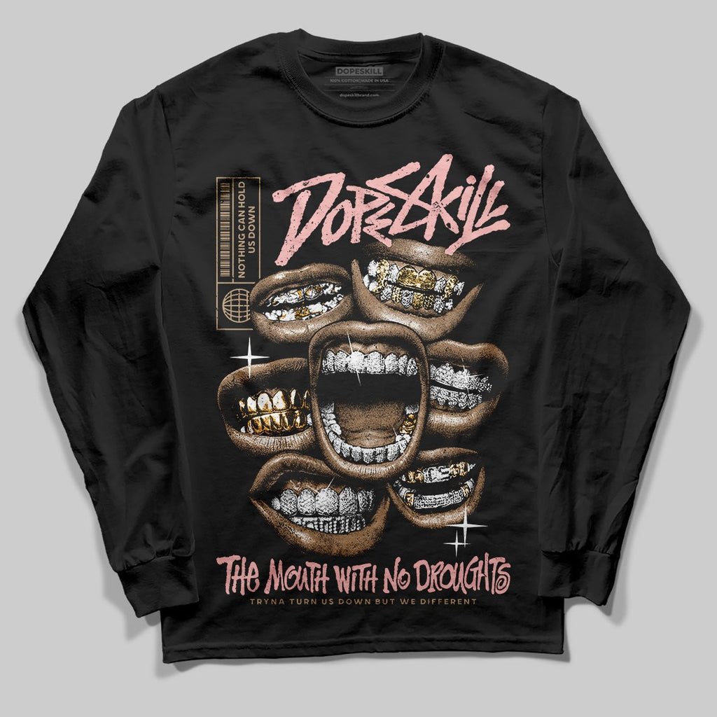 AIR FORCE 1 LINEN DopeSkill Long Sleeve T-Shirt The Mouth With No Droughts Graphic