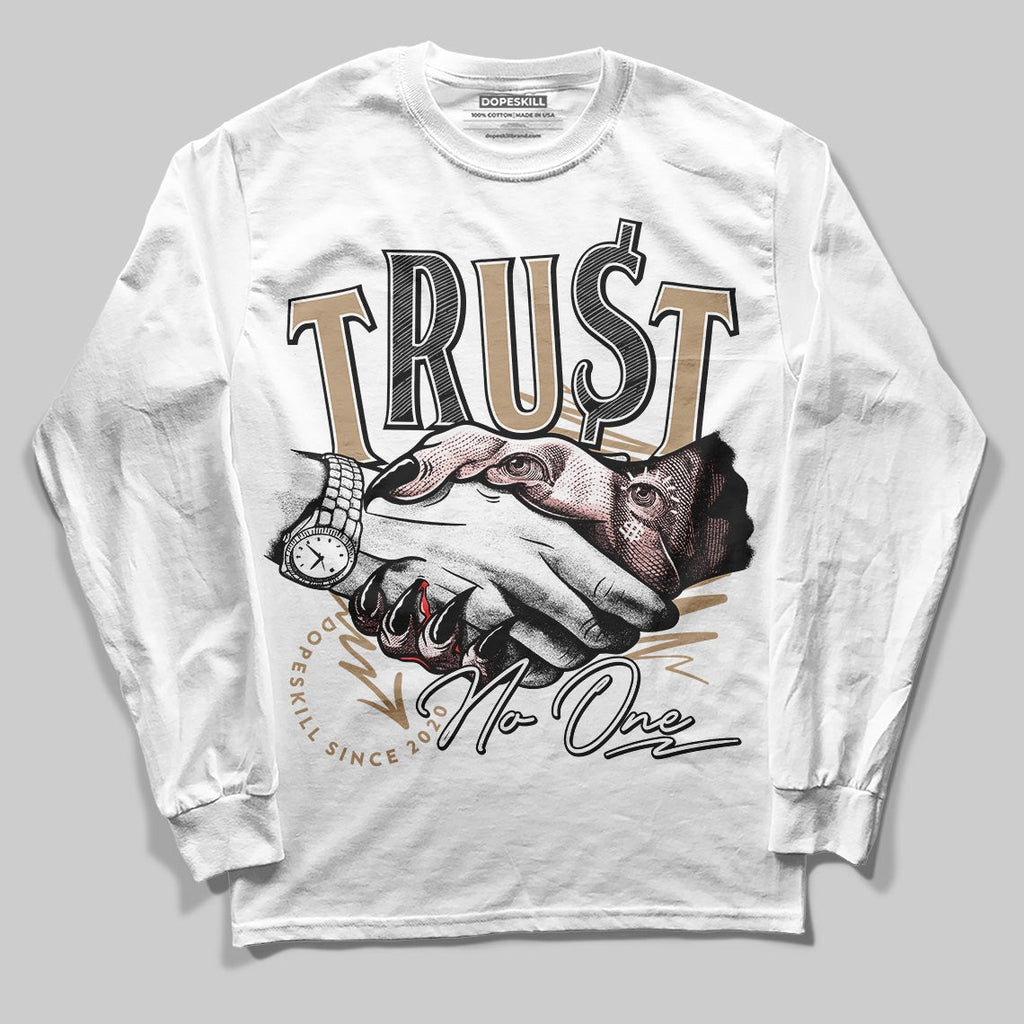 AIR FORCE 1 LINEN DopeSkill Long Sleeve T-Shirt Trust No One Graphic