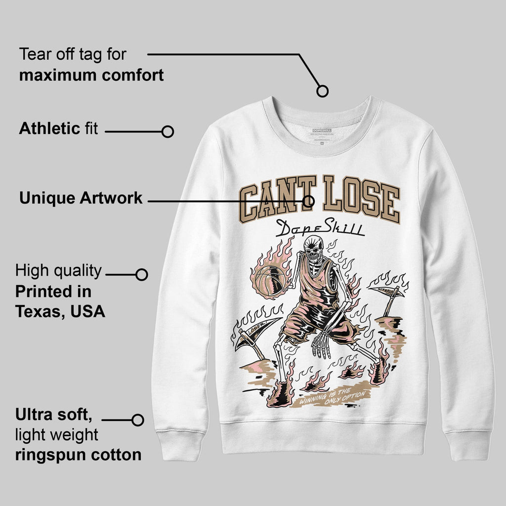 AIR FORCE 1 LINEN DopeSkill Sweatshirt Cant Lose Graphic