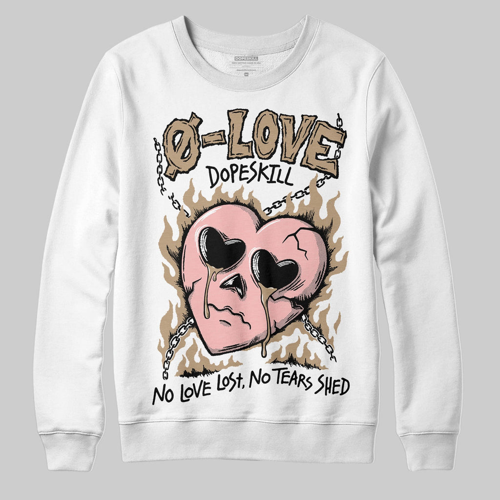 AIR FORCE 1 LINEN DopeSkill Sweatshirt Crying Heart Graphic