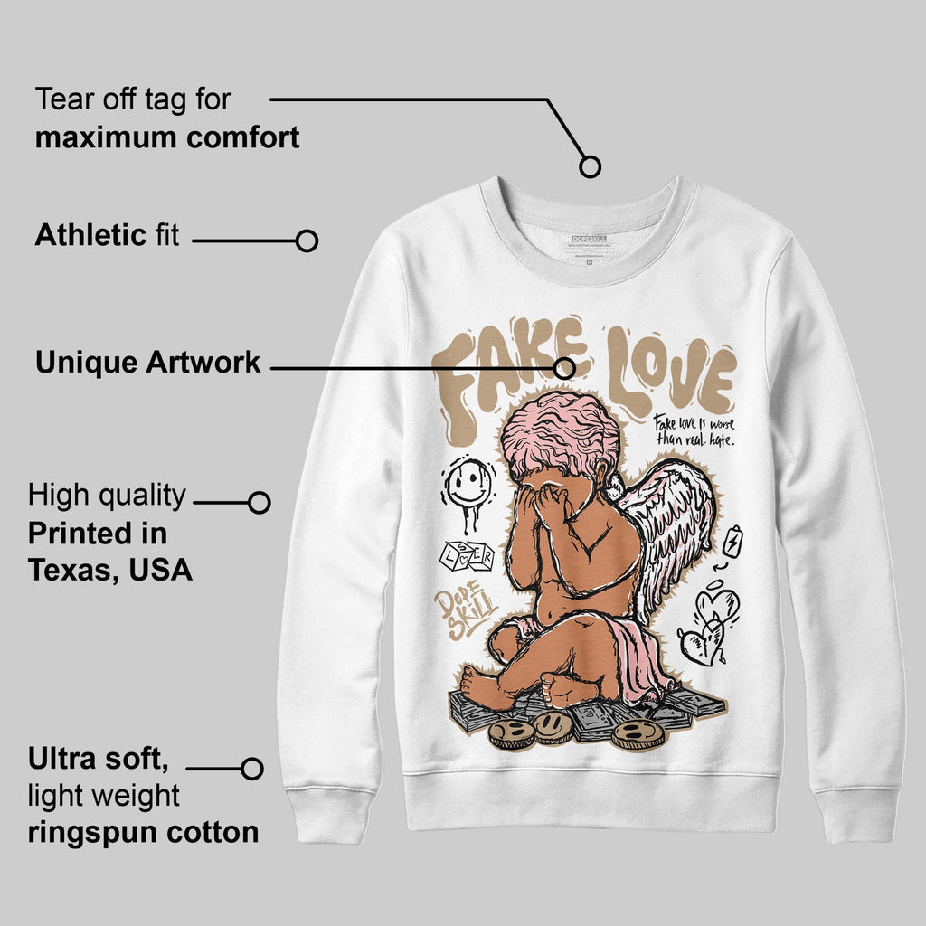 AIR FORCE 1 LINEN DopeSkill Sweatshirt False Love Graphic
