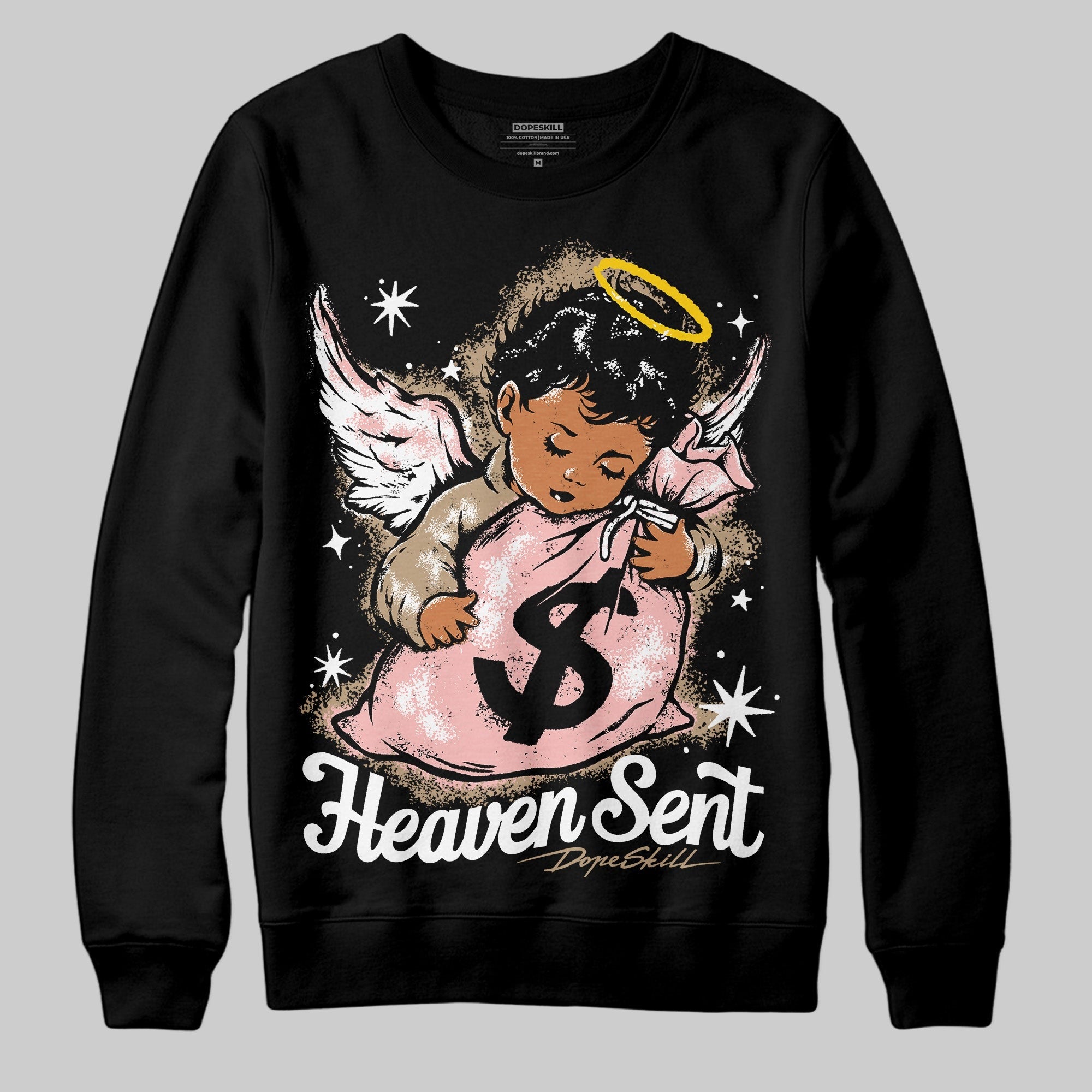 AIR FORCE 1 LINEN DopeSkill Sweatshirt Heaven Sent Graphic