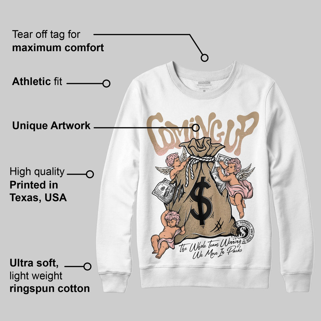 AIR FORCE 1 LINEN DopeSkill Sweatshirt Money Bag Coming Up Graphic