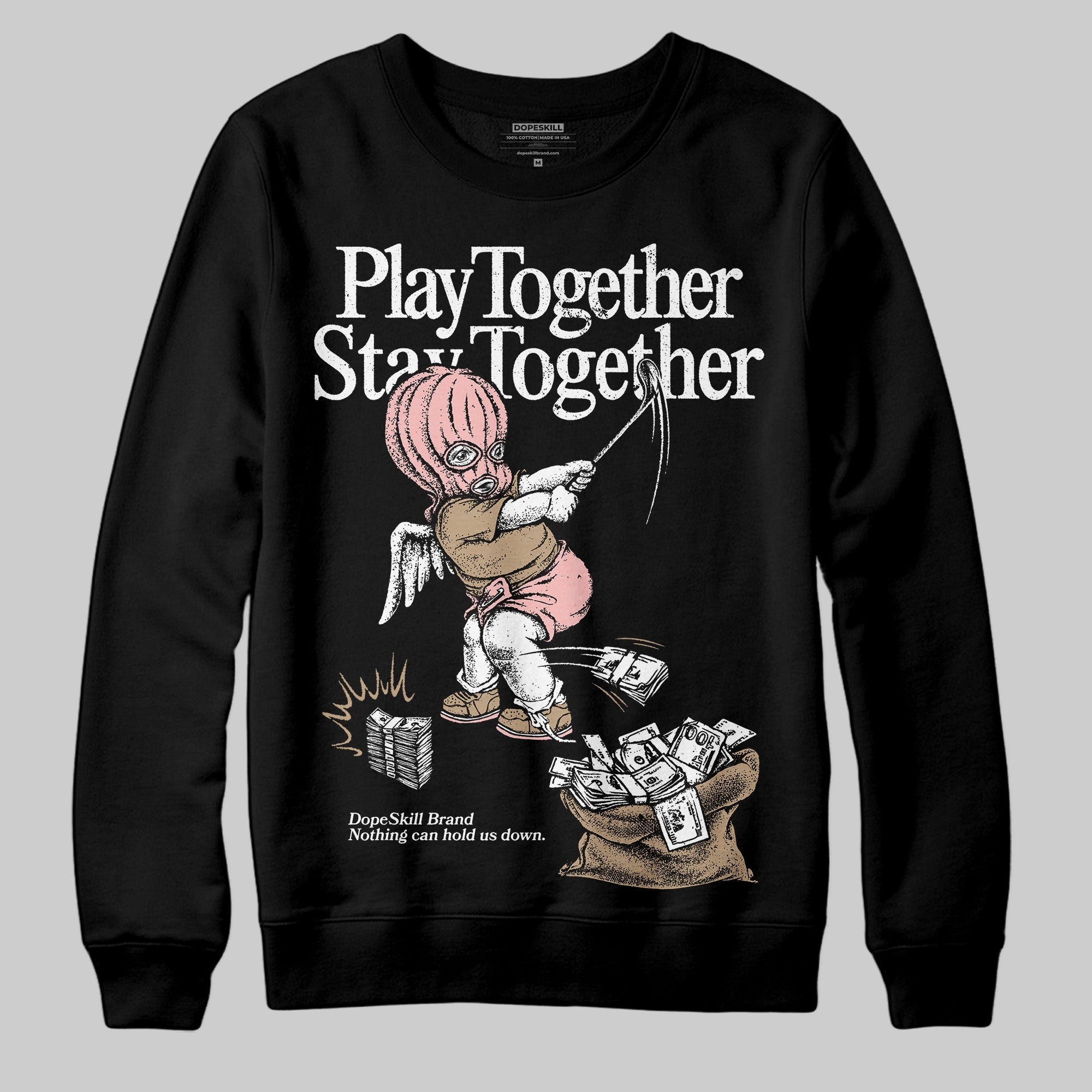 AIR FORCE 1 LINEN DopeSkill Sweatshirt Play together, Stay together Graphic