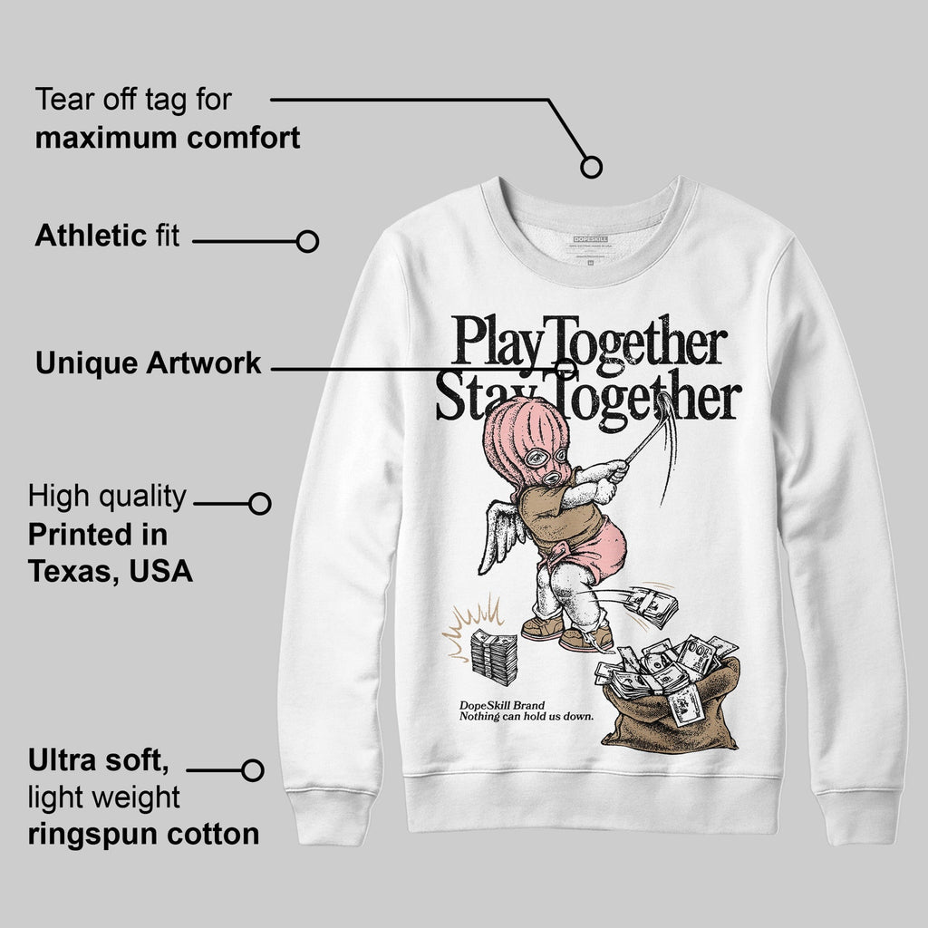 AIR FORCE 1 LINEN DopeSkill Sweatshirt Play together, Stay together Graphic