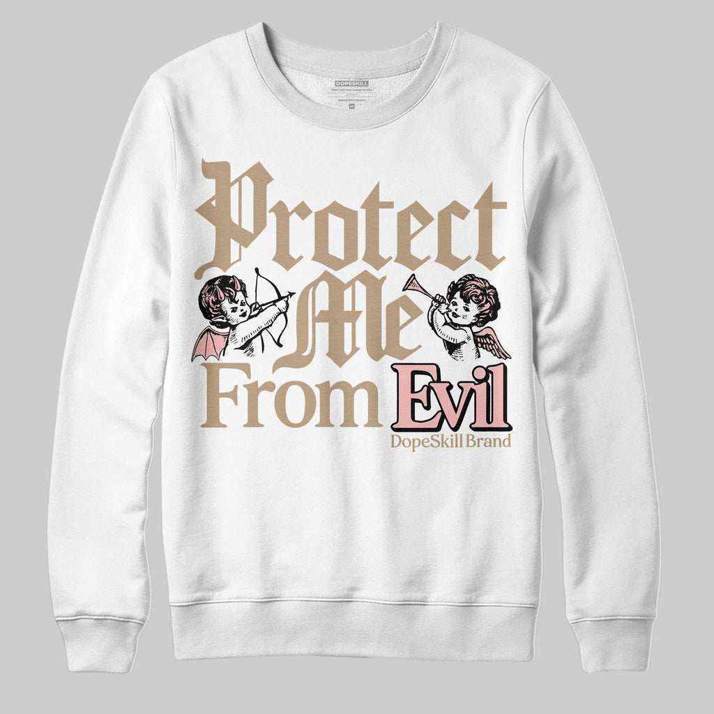 AIR FORCE 1 LINEN DopeSkill Sweatshirt Protect Me From Evil Graphic