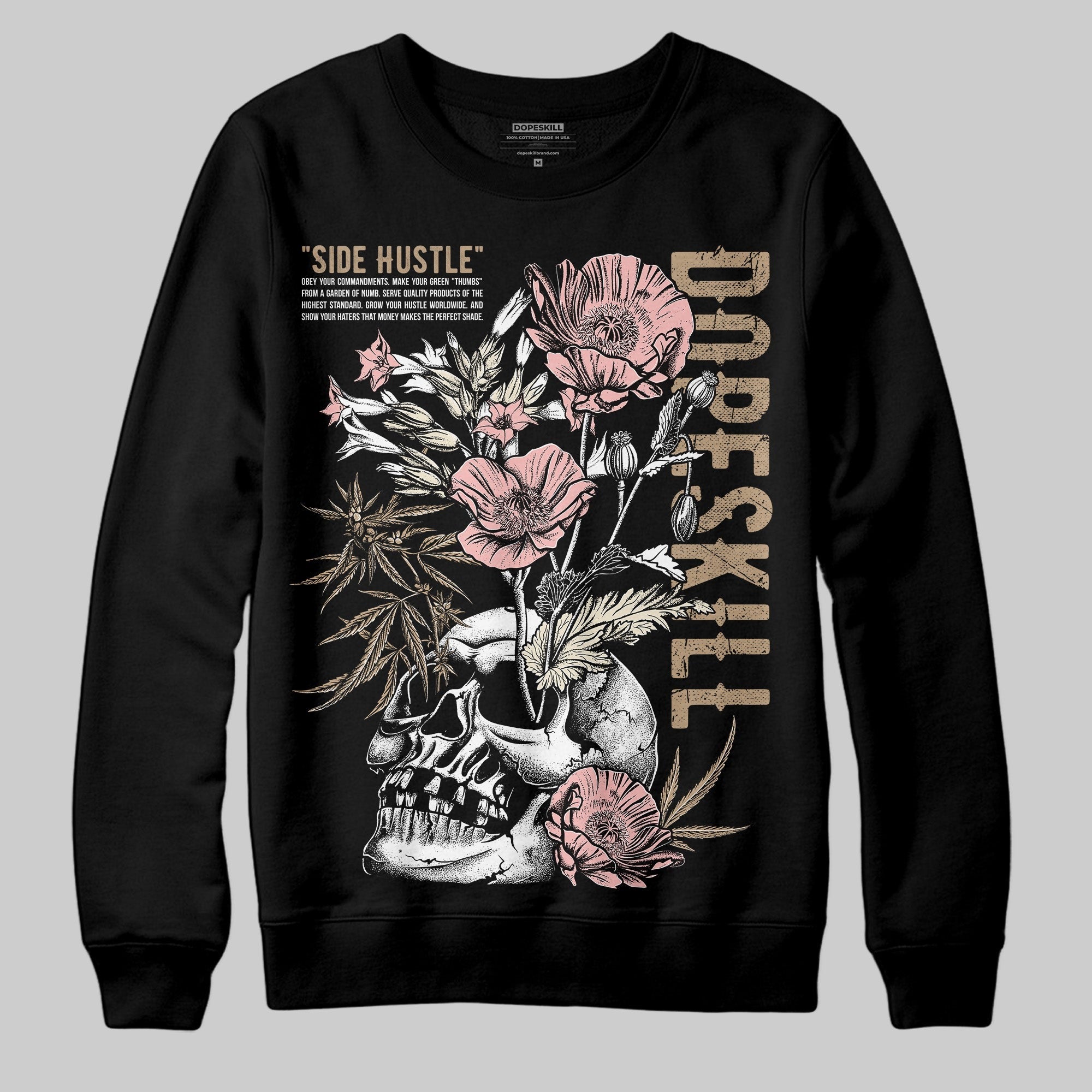 AIR FORCE 1 LINEN DopeSkill Sweatshirt Side Hustle Graphic