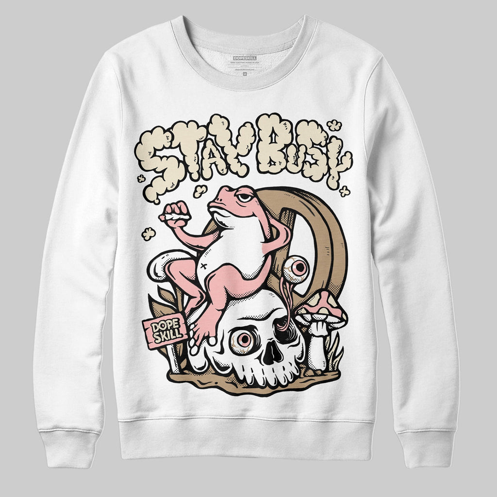 AIR FORCE 1 LINEN DopeSkill Sweatshirt Stay Busy Graphic